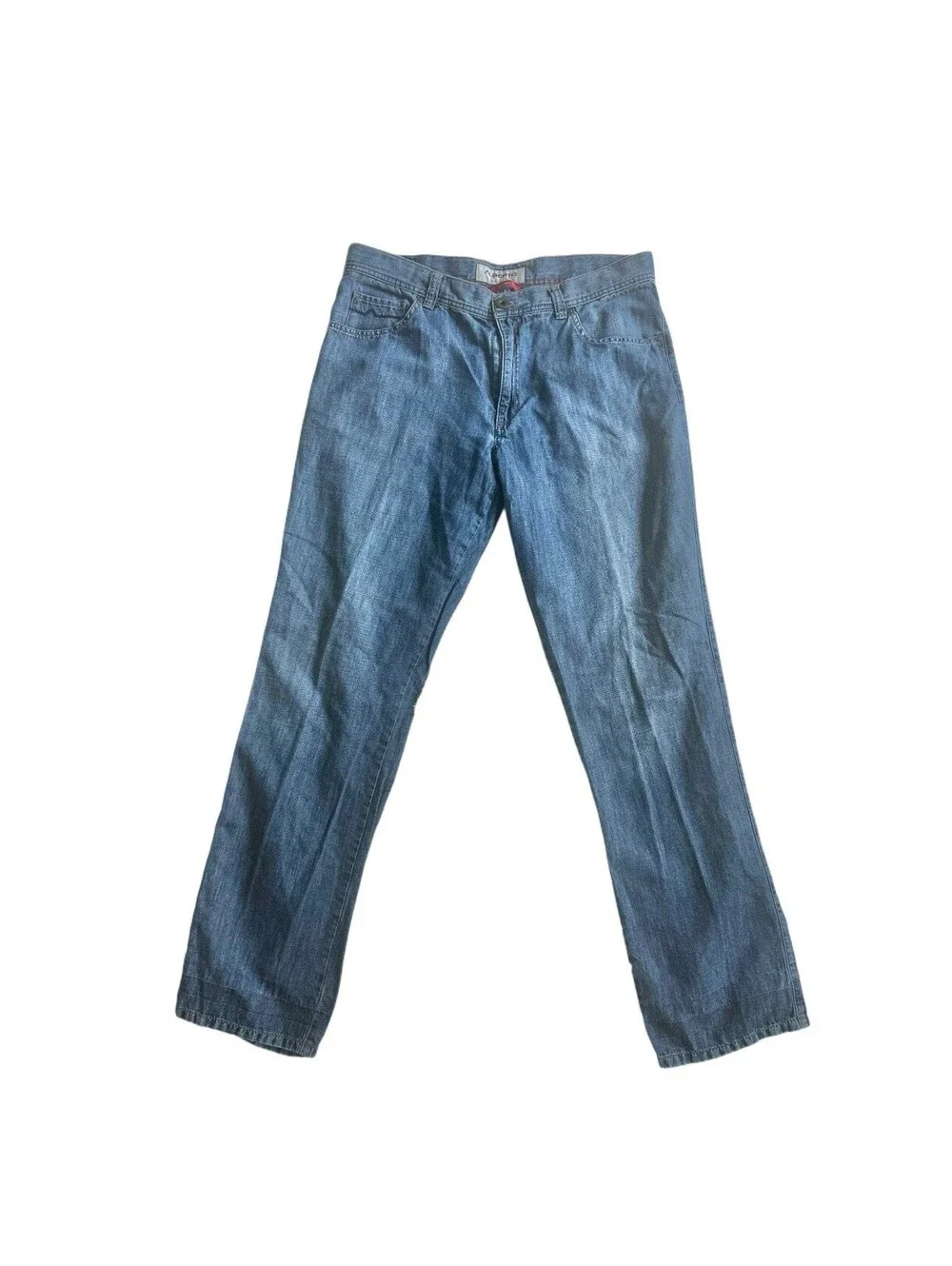 Alberto Modern Fit Men’s Jeans W36 L34 Light Wash Straight Leg Denim High End